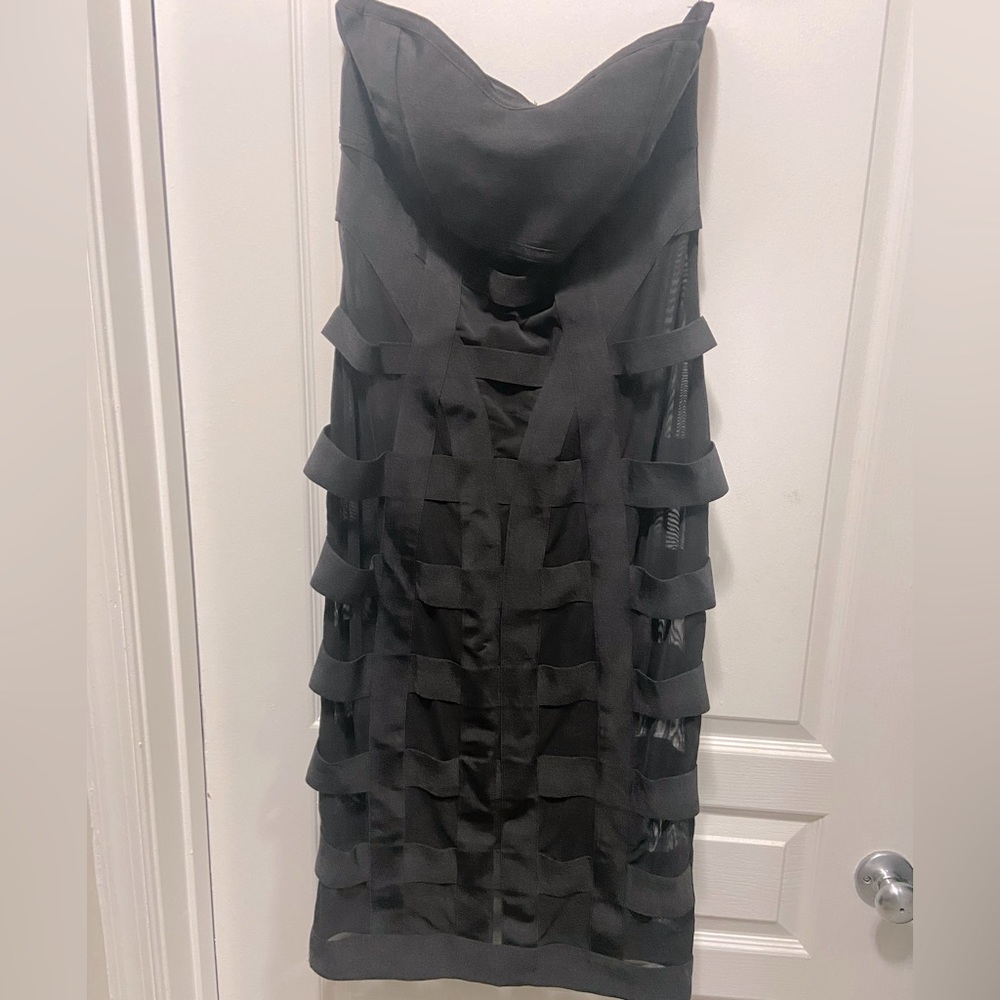 Sexy sheer bondage dress